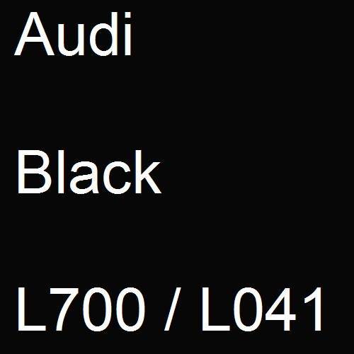 Audi, Black, L700 / L041.